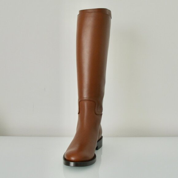 NIB BURBERRY REDGRAVE TB MONOGRAM KNEE HIGH BOOTS - Picture 8 of 15